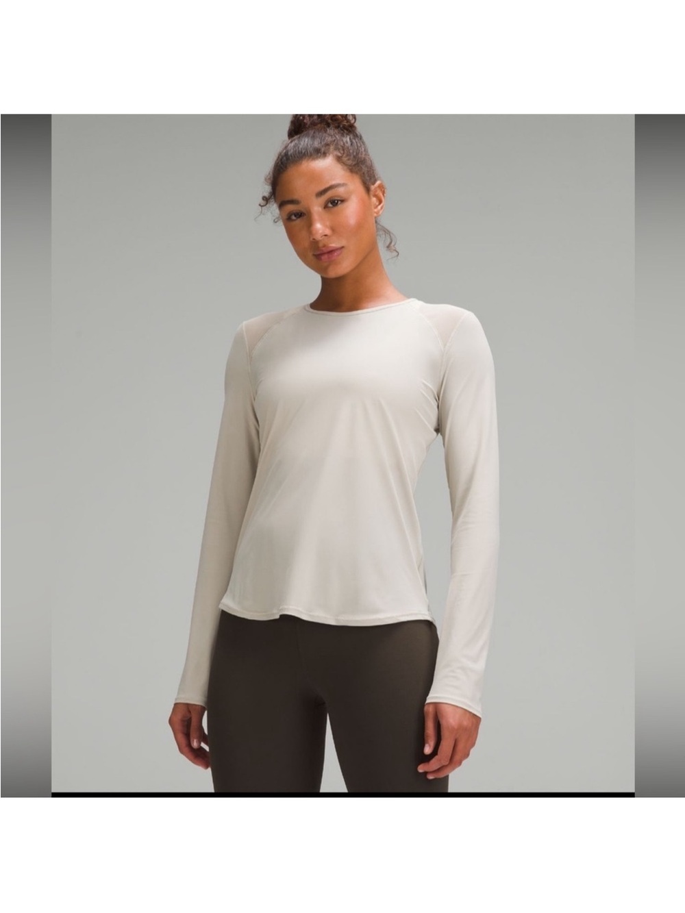 lululemon athletica Sculpt Long Sleeve Off White